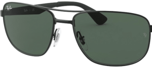 Verres originaux Ray-Ban RB3528, couleur 71 · Vert · plastique