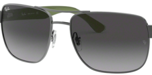 Verres originaux Ray-Ban RB3530, couleur 8G · Gris dégradé · plastique