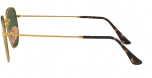 Branches originales Ray-Ban RB3548 Hexagonal, couleur 001 · Or