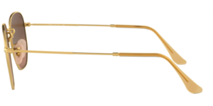 Branches originales Ray-Ban RB3548 Hexagonal, couleur 9124 · Or