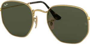 Verres originaux Ray-Ban RB3548N Hexagonal, couleur G15 · Vert classique