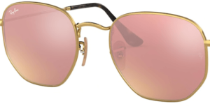 Verres originaux Ray-Ban RB3548N Hexagonal, couleur Z2 · Cuivre flash miroir