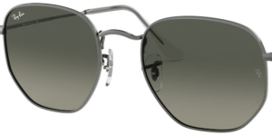 Verres originaux Ray-Ban RB3548N Hexagonal, couleur 71 · Gris bleu dégradé