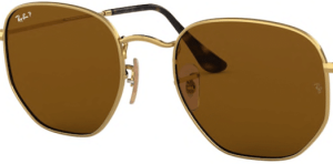Verres originaux Ray-Ban RB3548N Hexagonal, couleur 57 · Polarizaded marron