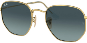 Verres originaux Ray-Ban RB3548N Hexagonal, couleur R5 · Bleu