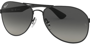 Verres originaux Ray-Ban RB3549, couleur T3 · Gris foncé dégradé polarisé · plastique