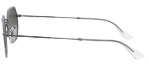 Branches originales Ray-Ban RB3556N Octagonal, couleur 004 · Gunmetal