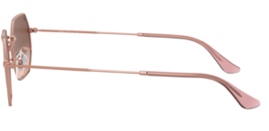 Branches originales Ray-Ban RB3556N Octagonal, couleur 9069 · Cuivre