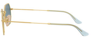 Branches originales Ray-Ban RB3556N Octagonal, couleur 9123 · Or