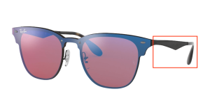 Branches originales Ray-Ban RB3576N, couleur 153 · Noir