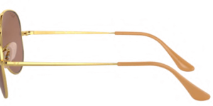 Branches originales Ray-Ban RB3689 Aviator Metal II, couleur 9064 · Or