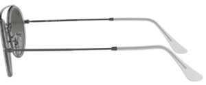Branches originales Ray-Ban RB3847N, couleur 004 · Gunmetal