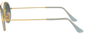 Branches originales Ray-Ban RB3847N, couleur 9123 · Or