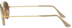 Branches originales Ray-Ban RB3847N, couleur 9124 · Or