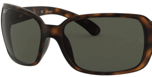 Verres originaux Ray-Ban RB4068, couleur 58 · Vert polarisé