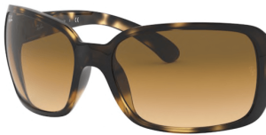 Verres originaux Ray-Ban RB4068, couleur 51 · Marron clair dégradé