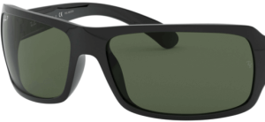 Verres originaux Ray-Ban RB4075, couleur 58 · Vert polarisé · plastique