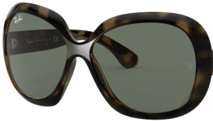 Verres originaux Ray-Ban RB4098 Jackie Ohh II, couleur 71 · Vert · plastique
