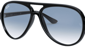 Verres originaux Ray-Ban RB4125 Cats, couleur 3F · Bleu dégradé