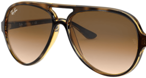 Verres originaux Ray-Ban RB4125 Cats, couleur 51 · Marron clair dégradé