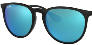 Verres originaux Ray-Ban RB4171 Erika, couleur 55 · Total bleu miroir · plastique