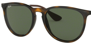 Verres originaux Ray-Ban RB4171 Erika, couleur 71 · Vert · plastique