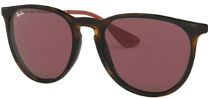 Verres originaux Ray-Ban RB4171 Erika, couleur 75 · Violet foncé · plastique