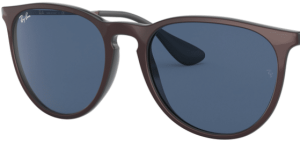 Verres originaux Ray-Ban RB4171 Erika, couleur 80 · Bleu foncé · plastique