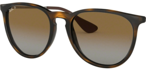 Verres originaux Ray-Ban RB4171 Erika, couleur T5 · Marron dégradé polarisé · plastique