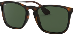 Verres originaux Ray-Ban RB4187 Chris, couleur 71 · Vert · plastique