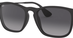 Verres originaux Ray-Ban RB4187 Chris, couleur 8G · Gris dégradé · plastique