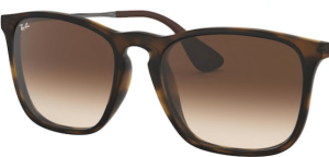 Verres originaux Ray-Ban RB4187 Chris, couleur 13 · Marron dégradé · plastique