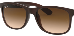 Verres originaux Ray-Ban RB4202 Andy, couleur 13 · Marron dégradé · plastique