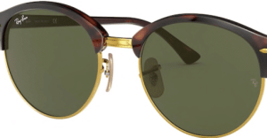 Verres originaux Ray-Ban RB4246 Clubround, couleur G15 · Vert classique