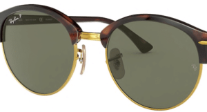 Verres originaux Ray-Ban RB4246 Clubround, couleur 58 · Vert polarisé