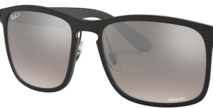 Verres originaux Ray-Ban RB4264, couleur 5J · Argent miroir chromance polarisé · plastique