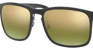 Verres originaux Ray-Ban RB4264, couleur 6O · Vert miroir argent chormance polarisé · plastique