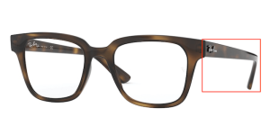 Branches originales Ray-Ban RB4323V vue, couleur 2012 · Havane foncé