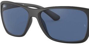 Verres originaux Ray-Ban RB4331, couleur 80 · Bleu foncé · plastique