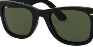Verres originaux Ray-Ban RB4340 Wayfarer, couleur G15 · Vert classique
