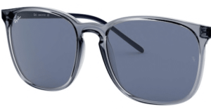 Verres originaux Ray-Ban RB4387, couleur 80 · Bleu foncé · plastique