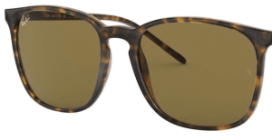 Verres originaux Ray-Ban RB4387, couleur 73 · Marron · plastique