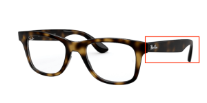 Branches originales Ray-Ban RB4640V vue, couleur 2012 · Havane foncé