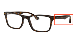 Branches originales Ray-Ban RB5279 vue, couleur 2012 · Havane foncé
