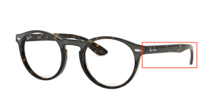 Branches originales Ray-Ban RB5283 vue, couleur 2012 · Havane foncé