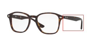 Branches originales Ray-Ban RB5352 vue, couleur 2012 · Havane foncé
