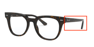 Branches originales Ray-Ban RB5377 vue METEOR, couleur 2012 · Havane foncé