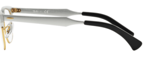 Branches originales Ray-Ban RB6295 vue, couleur 2806 · Brusched argent