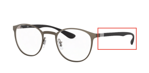 Branches originales Ray-Ban RB6355, couleur 2620 · Mat gunmetal