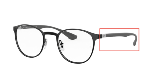 Branches originales Ray-Ban RB6355, couleur 3057 · Noir